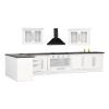 112: Cabinet, Modern Set, 7PCS Wooden Miniature Furniture with Working Doors and Drawers, Simulated Scene for Decoration view 4