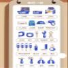 Kids Tool Set with Workbench, 24-Piece Blue Construction Toy Kit, Play Tools Box with Storage Case view 3