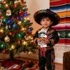 Twinjoykle Christmas Elf Doll Props & Accessories Set,Mexican Fiesta Clothing Costume Set with Serape Poncho, Sombrero Hat & Mini Guitar Props, Doll Not Included view 3