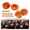 MUSM Front Fork Decorative Cover Suspension Top Cover Shock Absorber Cap Compatible with RC 690 790 1190 1290 2015-2020(Style D) view 2