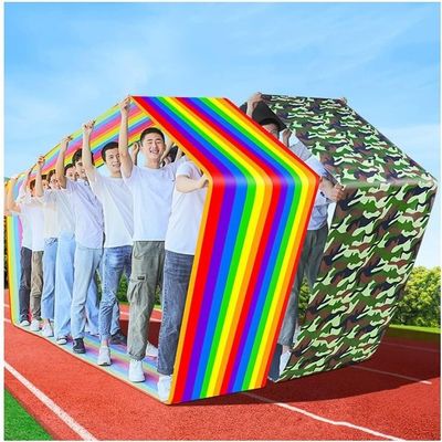 2 Pcs Field Day Teamwork Game Playing Run Mat Play Activity Sports Equipment(Kids-8M)