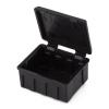 Compatible with Axial SCX10 90046 TRX4 TRX6 for Redcat Gen8 4Pcs Plastic Luggage Storage Box Decoration Tool 1/10 RC Crawler Car RC Car Accessories(Black) view 3