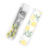 Yellow Lemon Compact And Portable Gourd Handle Knife Fork Spoon Three Piece Set view 4