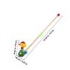 COOLHIYA Wooden Push Walker Cart Learning Walker for Boys and Safe Wood Material Smooth Surface Anti-Fall Support for Early Walking Development view 2