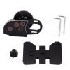 RC Modification Parts For Axial For SCX10 III II 90046 For Capra For TRX4 1/10 For LCG 2Low Gearbox Middle Transmission Box W/Overdrive Gear RC Upgrade Part(Black) view 3