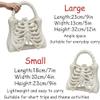 SNCIDSGE 3D Printed Skeleton Bone Bag,Halloween Skeleton Ribcage Purse,Creepy Party Accessory & Costume Prop for. (Large) view 4