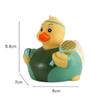 Waddlers Green Tennis Rubber Duck, New Fresh Colorful Design, Floating Upright Toy and Collectible Figurine, Sports Gift for All Ages view 2