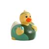 Waddlers Green Tennis Rubber Duck, New Fresh Colorful Design, Floating Upright Toy and Collectible Figurine, Sports Gift for All Ages view 3