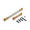 Adjustable Metal Steering Linkage Servo Rod Compatible with 1 12 Scale RC Crawler Car Compatible with MN D99 MN-90 FJ-45 Models(Yellow) view 1