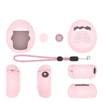 Protective Silicone Sleeve for Tamagotchi Paradise Virtual Electronic Pet Game Machine Case Cover,Anti-Scratch,Dust-Proof and Shockproof Soft Shell (Pink)