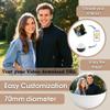 2.7" Crystal Ball Video Player,Memory Orb,Personalized Digital Photo Video Player with Digital & Heartbeat Display,Uploadable Videos & Photos Through Mobile APP,for Anniversary Birthday view 2