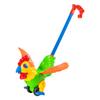 COOLHIYA Early Educational Rooster Push Walker for Detachable Animal Pulling Cart Plaything Develops Walking Posture and Gripping Skills Safe Plastic Learning Aid for Boy Girl Random Color view 1