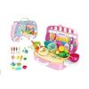 25Pcs Kids Kitchen Accessories, Pretend Cooking Playset with Play Pots, Pans, Utensils, Cookware, Play Set, Toy Vegetables, Learning Gift for Girls & Boys (Pink) view 4