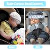 2 Pcs Baby Head Support Band for Stroller Car Seat Pillow Support Head Holder Belt for Kids Children Toddler Infant Sleeping Traveling(Grey) view 3