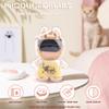 10cm Clear Figure Display Case with Keychain,Platic Protective Cover for 10cm Blind Box Figures,Portable Dustproof Waterproof Blind Box Figure Display Case for Collectors and Fans (1pcs) view 2