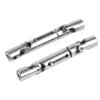 2Pcs Metal Drive Shaft Upgrade Parts Compatible with 1 16 Scale RC Military Vehicles view 4