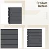 Stamp Album Refill Pages  10-Pack, 9-Pocket Double-Sided Sheets, Black Currency Coin Holder for Binders view 2
