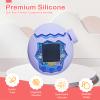 for Tamagotchi Paradise Case Silicone Hard Shell Cover for Tamagotchi Paradise Electronic Pet,Waterproof Sweatproof Washable Shockproof Anti-Drop 360Full Protection(Purple) view 3
