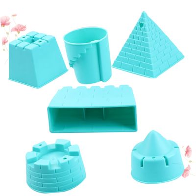 WHAMVOX 6pcs Beach Set for Lightweight Sand-Excavating Tools Creative Educational Plaything Premium Plastic Random Color for Outdoor Beach Fun Random Color