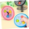WHAMVOX Rotating Gyro for Tire Shape Manual Spinning Plaything Stimulates Creativity and Skills Safe Plastic Material for Boys view 3