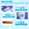 2 Pack Inflatable Swim Pool Noodles, Soft Fabric Covered Large Swim Noodles, Premium Buoyancy for Swimming Floating view 3