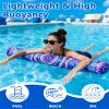 2 Pack Inflatable Swim Pool Noodles, Soft Fabric Covered Large Swim Noodles, Premium Buoyancy for Swimming Floating view 2
