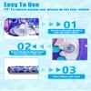 2 Pack Inflatable Swim Pool Noodles, Soft Fabric Covered Large Swim Noodles, Premium Buoyancy for Swimming Floating view 3