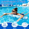 2 Pack Inflatable Swim Pool Noodles, Soft Fabric Covered Large Swim Noodles, Premium Buoyancy for Swimming Floating view 2