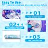 2 Pack Inflatable Swim Pool Noodles, Soft Fabric Covered Large Swim Noodles, Premium Buoyancy for Swimming Floating view 3