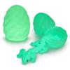 FoxVilla 3D Printed Dragon Egg with Articulated Dragon Inside, Crystal Dragon Fidget Toy, Pink and Blue (Luminous Green) view 1