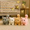 YJNDYHQ My Realistic Cat Toy - Bring Endless Joy and Warmth, it Acts Like a Real Pet, Meows, Walks & Tail Wagging - Realistic Feline Stuffed Animal for Cat Lovers (Pink) view 4