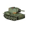 Helixsun 1/64 Scale 2.4G Mini RC Battle Tank Model with Infrared Combat Mode, Rotating Turret and Track Drive (Green), Remote Control Military Vehicles with Infrared Shoot Collections view 2