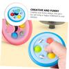 LALADEFIEE Tyre Shape Gyro for Small Blue Plastic Rotating Fidget Safe Smooth Grip to Enhance Creativity and Concentration Interactive Plaything view 4