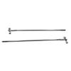 2PCS RC Boat Pushrod Set M3 Tie Rod End Ball Head Joint Servo Linkage with Pushrod Pull Rod for RC Airplane Plane Boat Ship DIY Model Toy Parts (Silver Rod End M3x150mm Pushrod) view 3