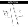 2PCS RC Boat Pushrod Set M3 Tie Rod End Ball Head Joint Servo Linkage with Pushrod Pull Rod for RC Airplane Plane Boat Ship DIY Model Toy Parts (Silver Rod End M3x150mm Pushrod) view 4