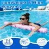 2 Pack Inflatable Swim Pool Noodles, Soft Fabric Covered Large Swim Noodles, Premium Buoyancy for Swimming Floating view 2