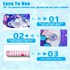 2 Pack Inflatable Swim Pool Noodles, Soft Fabric Covered Large Swim Noodles, Premium Buoyancy for Swimming Floating view 3