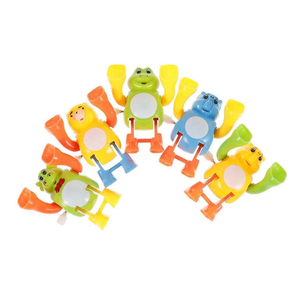 LALADEFIEE 5pcs Wind-up Somersault for Adorable Animal Clockwork Playthings Creative Flip Over Safe and Easy to Use for Playtime and Decoration
