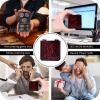 7-in-1 DND Pocket Spinner Dice Set, Foldable Flip Dice with Delicate Dragon Iron Box, Compact Dice Set for DND Role-Playing Games Fans (Red) view 4