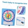 WHAMVOX Writable Dry Erase Clock for Teaching Management with Analog Clock and Large Erasable Surface and Home Practice view 4