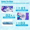 2 Pack Inflatable Swim Pool Noodles, Soft Fabric Covered Large Swim Noodles, Premium Buoyancy for Swimming Floating view 3