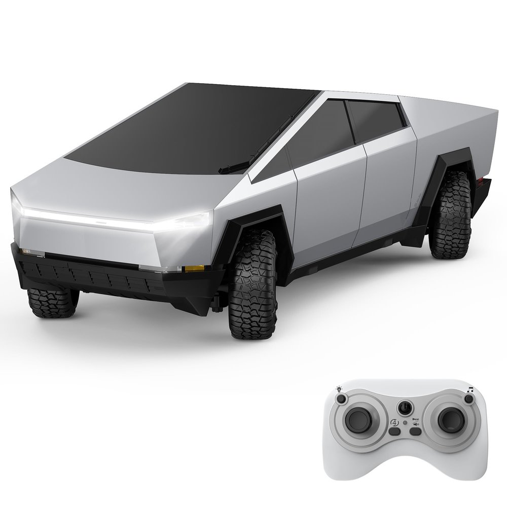 DOUBLE E 1:16 RC Car New Energy Remote Control Monster Truck 4WD RC Vehicle with Lights & Sound Christmas Birthday Gift for 6 7 8+ Year Old Boys Girls