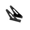 2PCS RC Airplane Triangle Control Horn Servo Arm Horn for RC Plane Helicopter DIY Model Aircraft Rudder Arm Linkage Part (Black) view 1