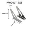 2PCS RC Airplane Triangle Control Horn Servo Arm Horn for RC Plane Helicopter DIY Model Aircraft Rudder Arm Linkage Part (Black) view 3