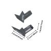JWQFBC RC Helicopter Tail Wing Left and Right Aircraft Model Spare Parts Practical Modification for K160 Replacement view 3