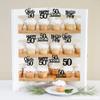 30 Pack 50th Birthday Cupcake Toppers Glitter Fifty Cheers to 50 Cupcake Picks Hello 50 Cake Decorations for Happy 50th Birthday Anniversary Party Supplies Black view 4