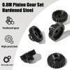 5Pcs 0.8M Hardened Steel Pinion Gear Set 5mm Shaft 26T 27T 28T 29T 30T Motor Pinion Gear with M4 Screw and Hex Key, for Arrma HPI Kyosho Losi Axial Traxxas Tamiya 1/10 RC Car and 540/550 Motors view 3