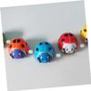 WHAMVOX 12pcs Wind-up Ladybird Lightweight Clockwork Animal Crawling for Educational Plastic Random Color view 2