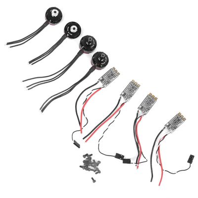 Hamwesh RS2205 2300KV Brushless Motor, 30A ESC 4Pcs with Low CG Lightweight Design for FPV Racing Drone Quadcopter Frame (Brushless Motor + ESC Set)