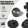 5Pcs 0.8M Hardened Steel Pinion Gear Set 5mm Shaft 31T 32T 33T 34T 35T Motor Pinion Gear with M4 Screw and Hex Key, for Arrma HPI Kyosho Losi Axial Traxxas Tamiya 1/10 RC Car and 540/550 Motors view 4